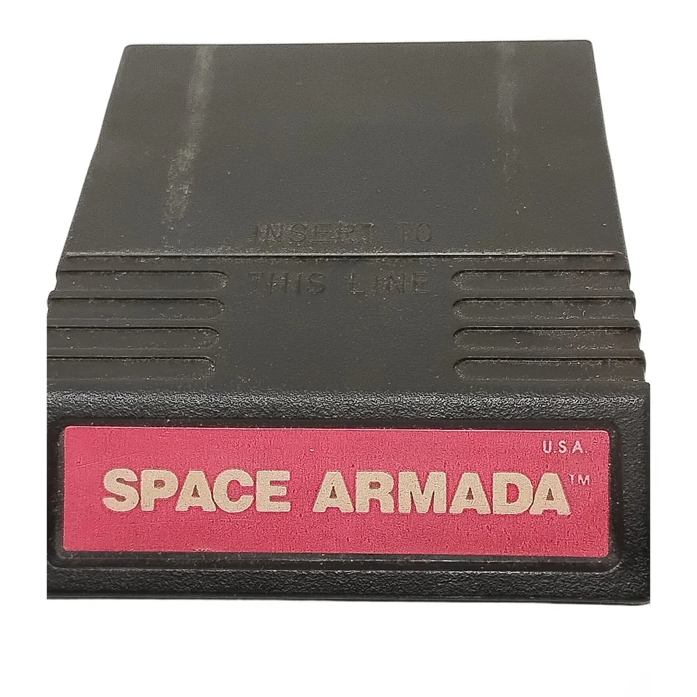 Mattel Intellivision Space Armada Game Boxed 1981 Retro Sci-Fi Shooter Cartridge